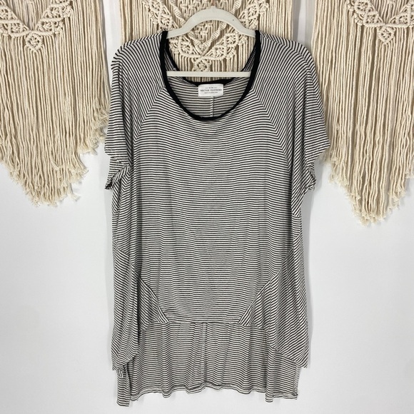 Nectar Clothing Striped Hi Lo Hem Tunic Top - Picture 1 of 5